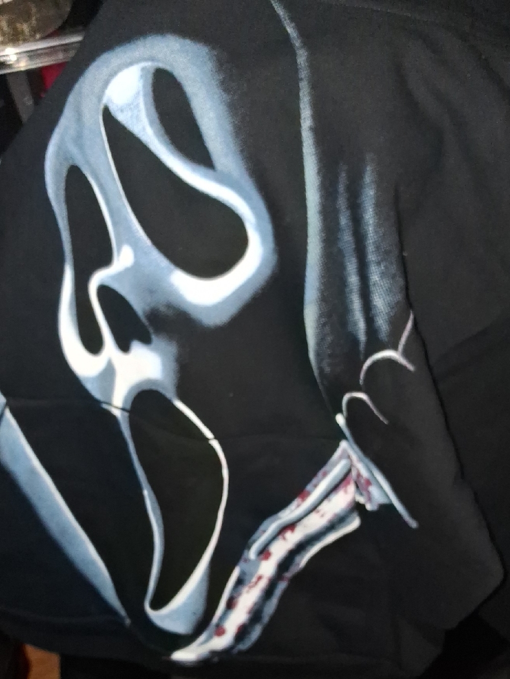 Evil Vice Black Graphic Skull Pullover Sweater